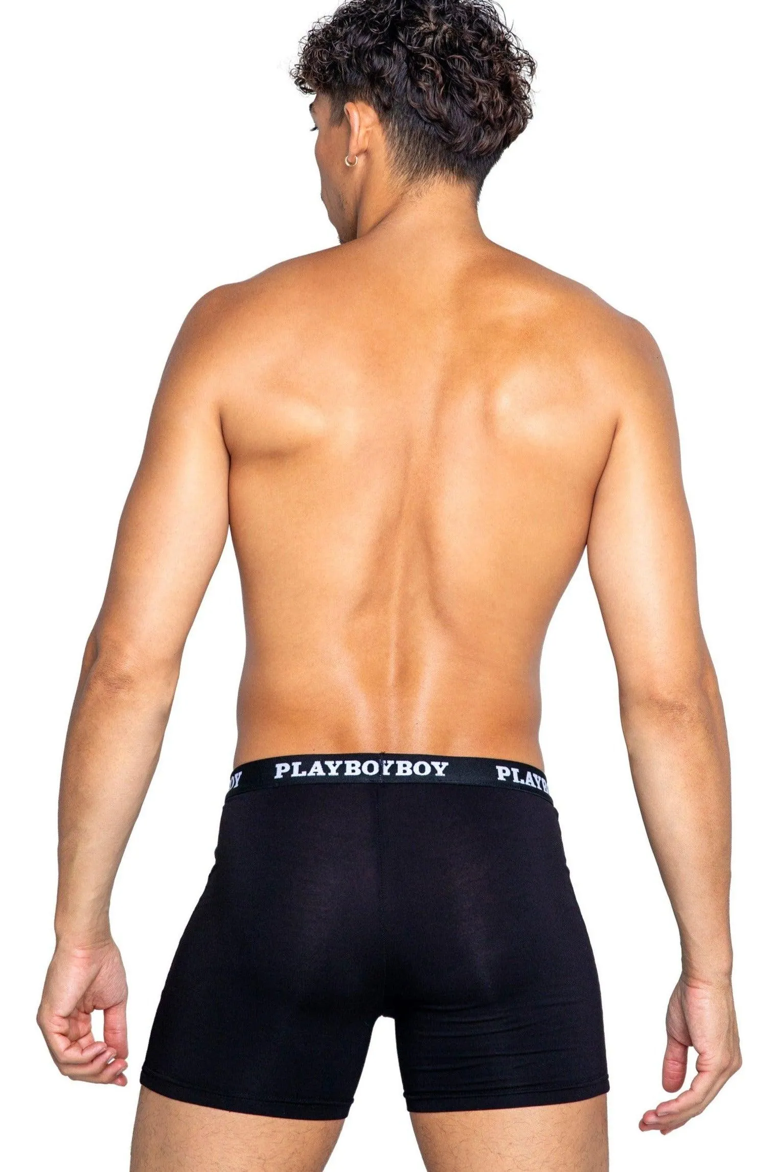 Playboy Mens Tuxedo Modal Classic Boxer Briefs