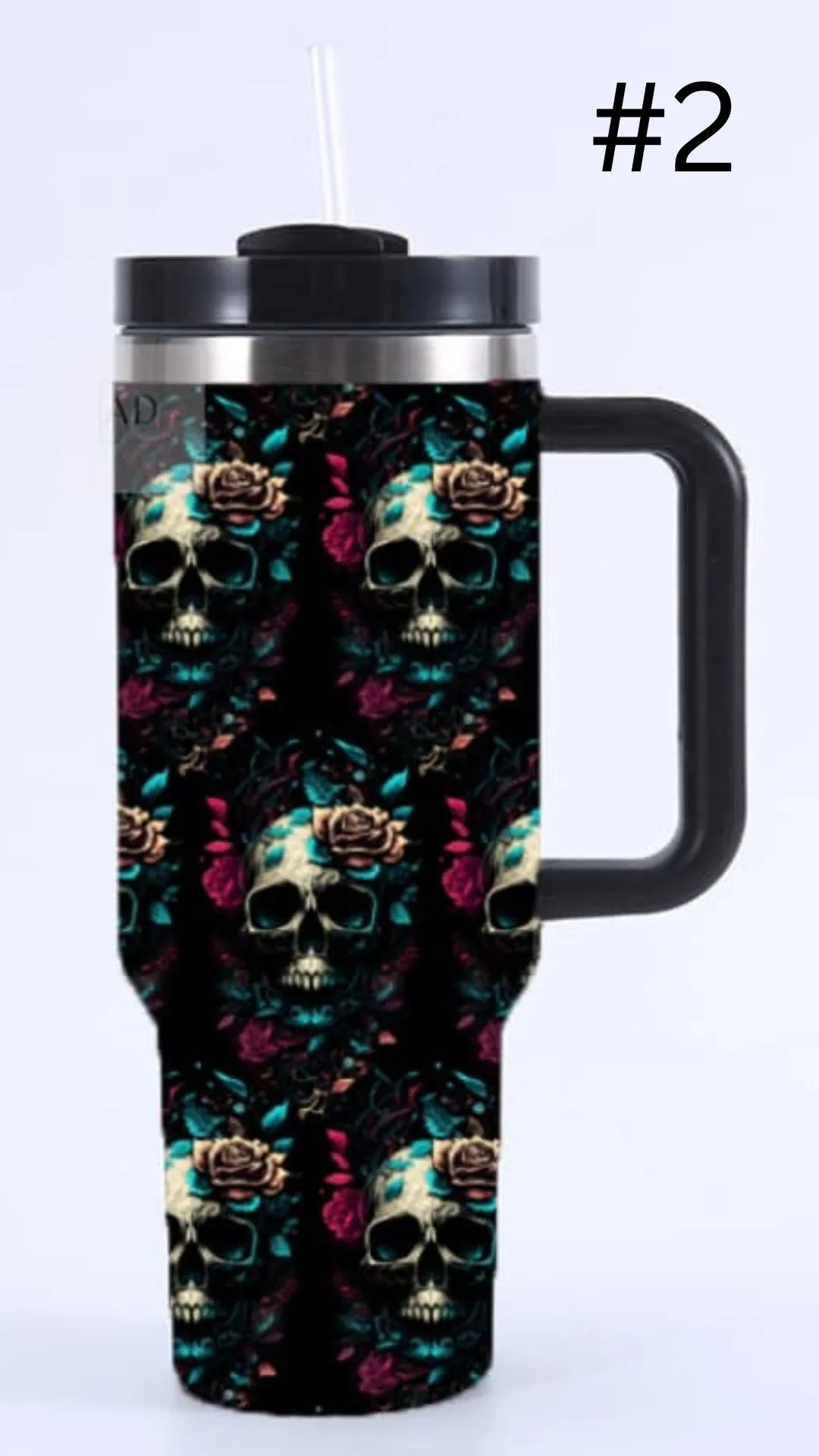 PREORDER: 40 oz Insulated Skull Tumblers in Assorted Designs