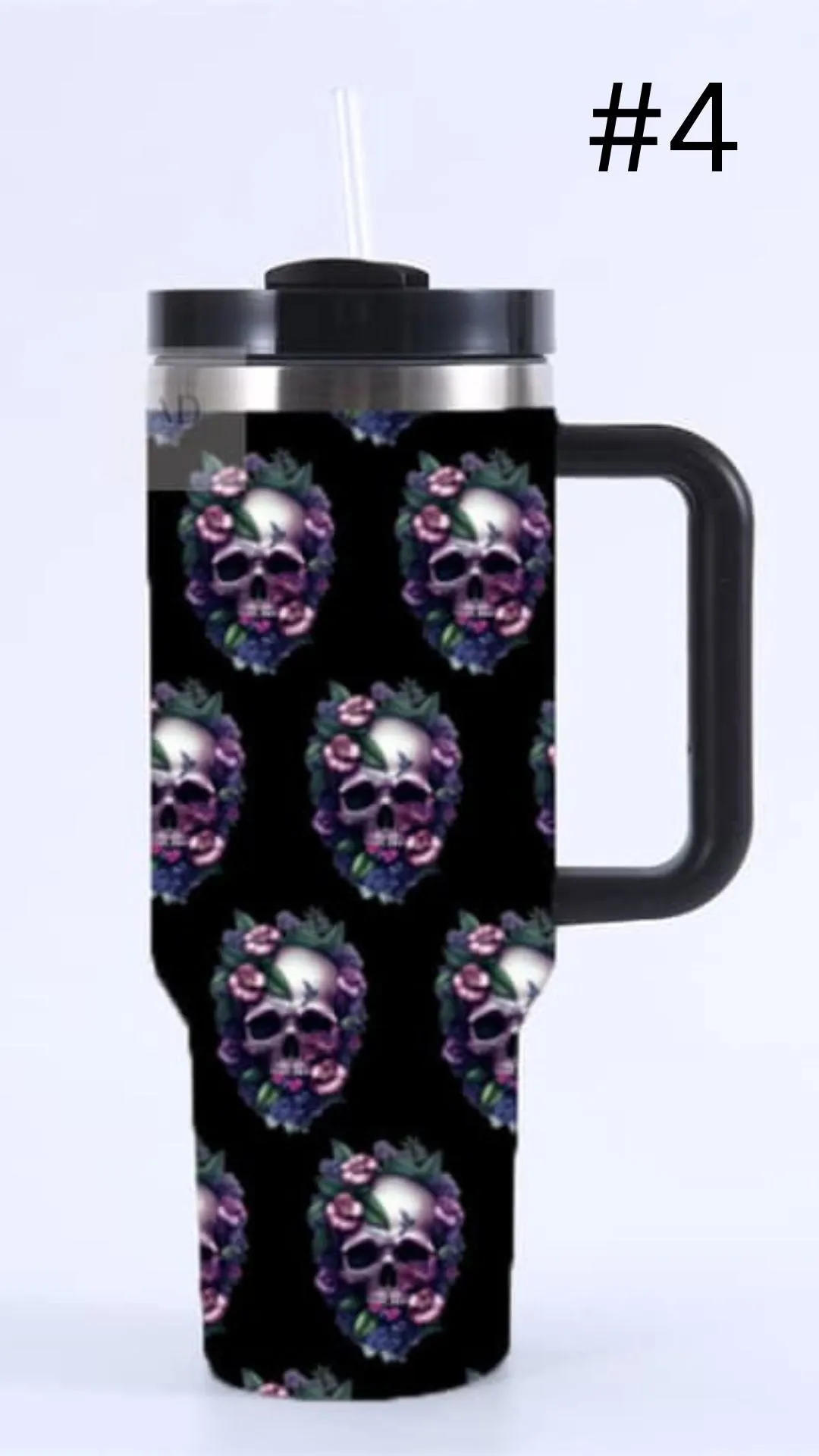 PREORDER: 40 oz Insulated Skull Tumblers in Assorted Designs