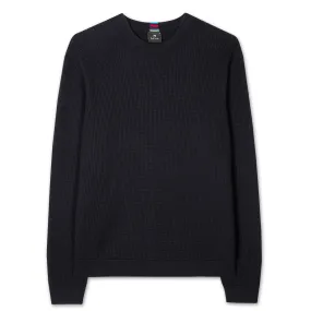 PS Paul Smith - Waffle Knit Jumper in Navy