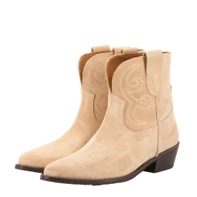 PUJA SAND ANKLE BOOTS