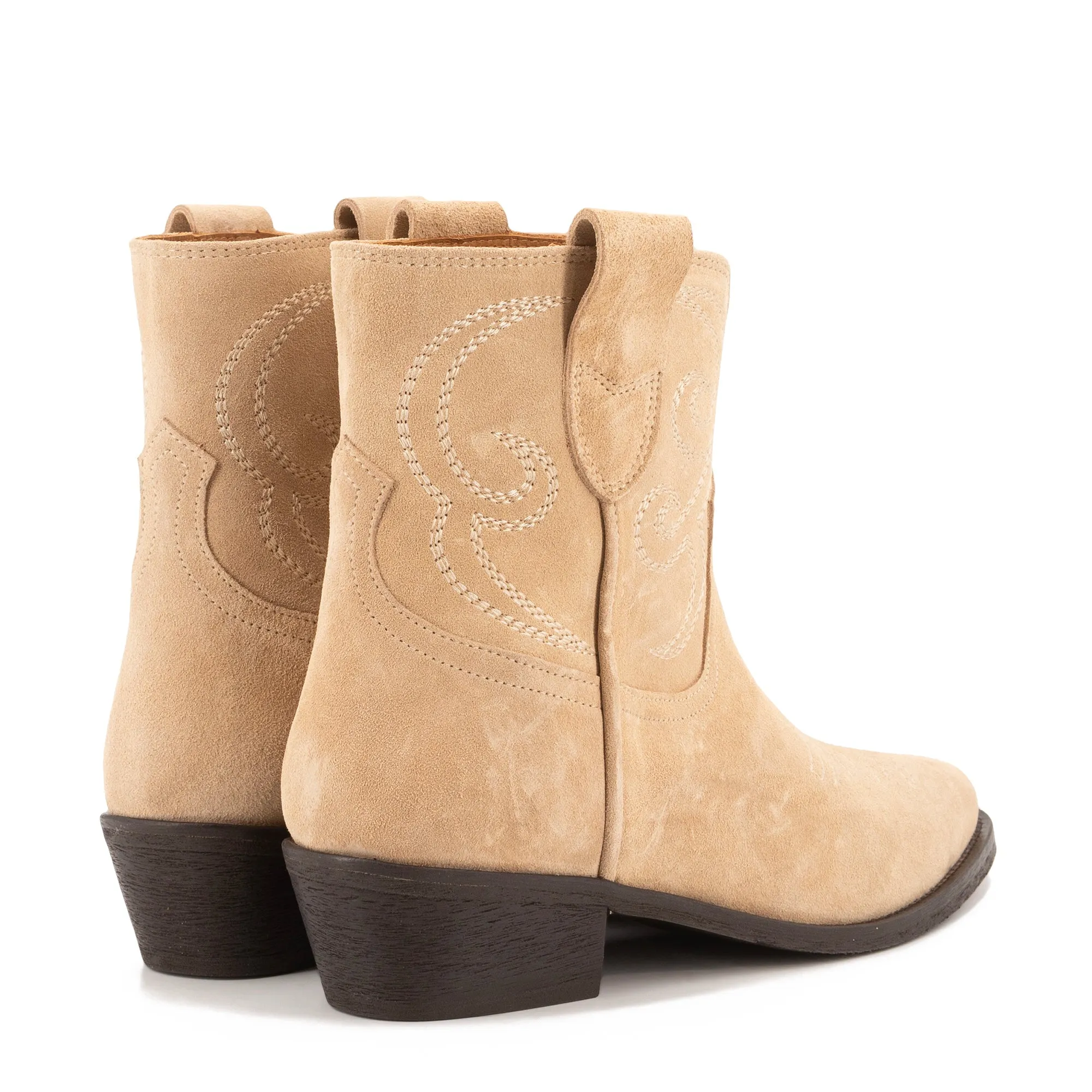 PUJA SAND ANKLE BOOTS