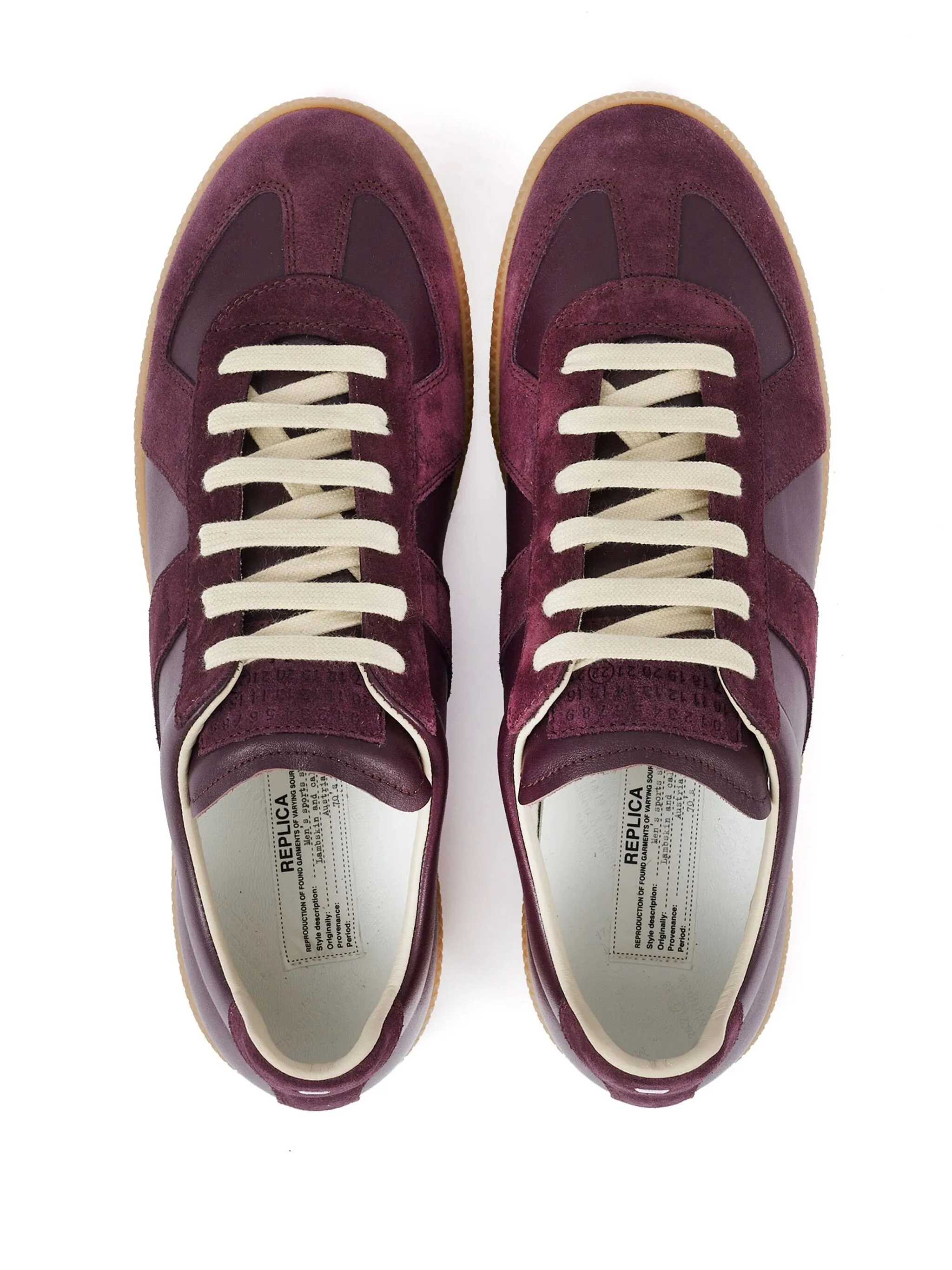 Replica Low Top Sneakers - Merlot