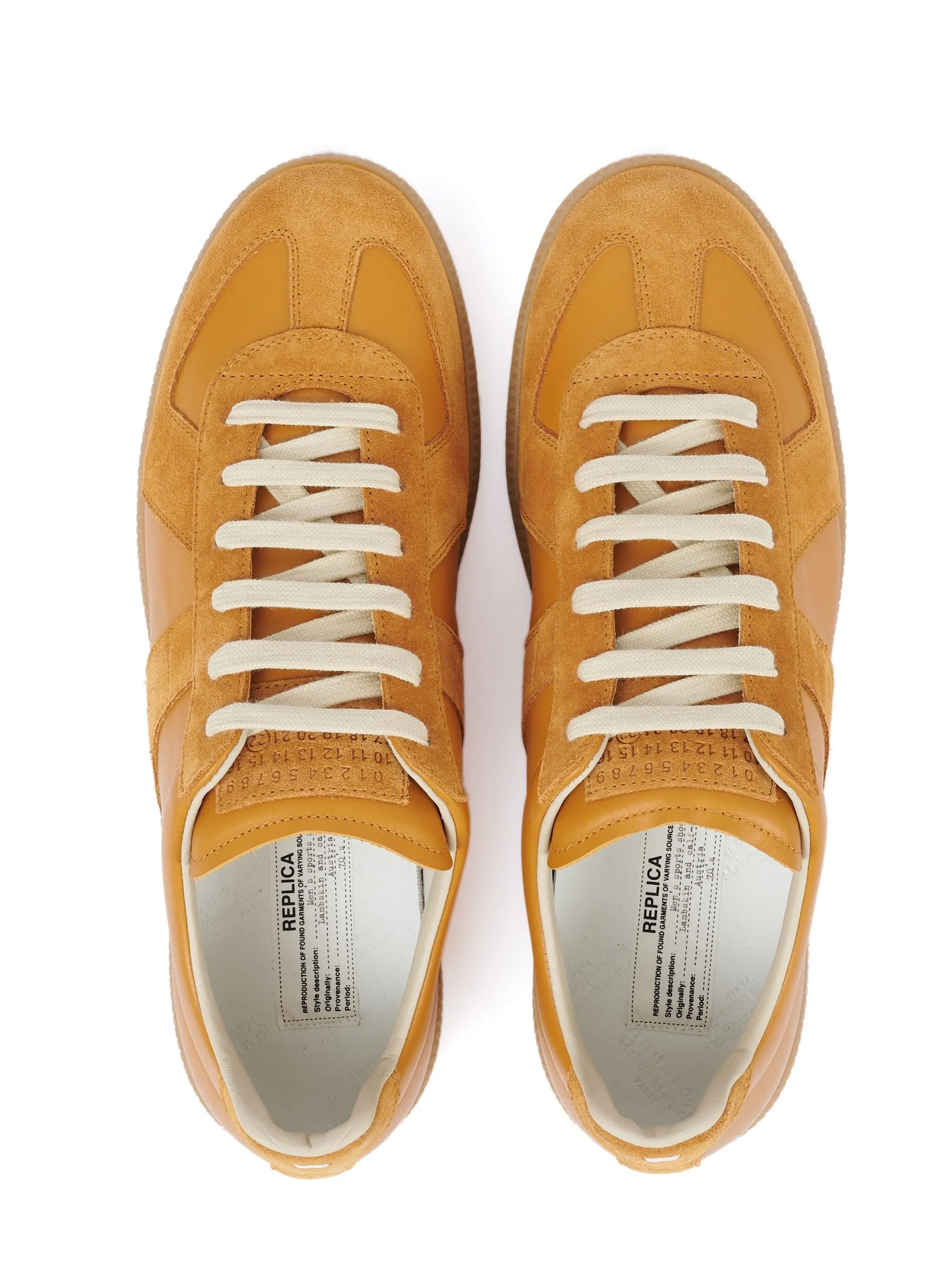 Replica Low Top Sneakers - Mustard