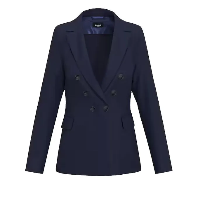 RIDGE DOUBLE-BREASTED JACKET Woman Midnight Blue