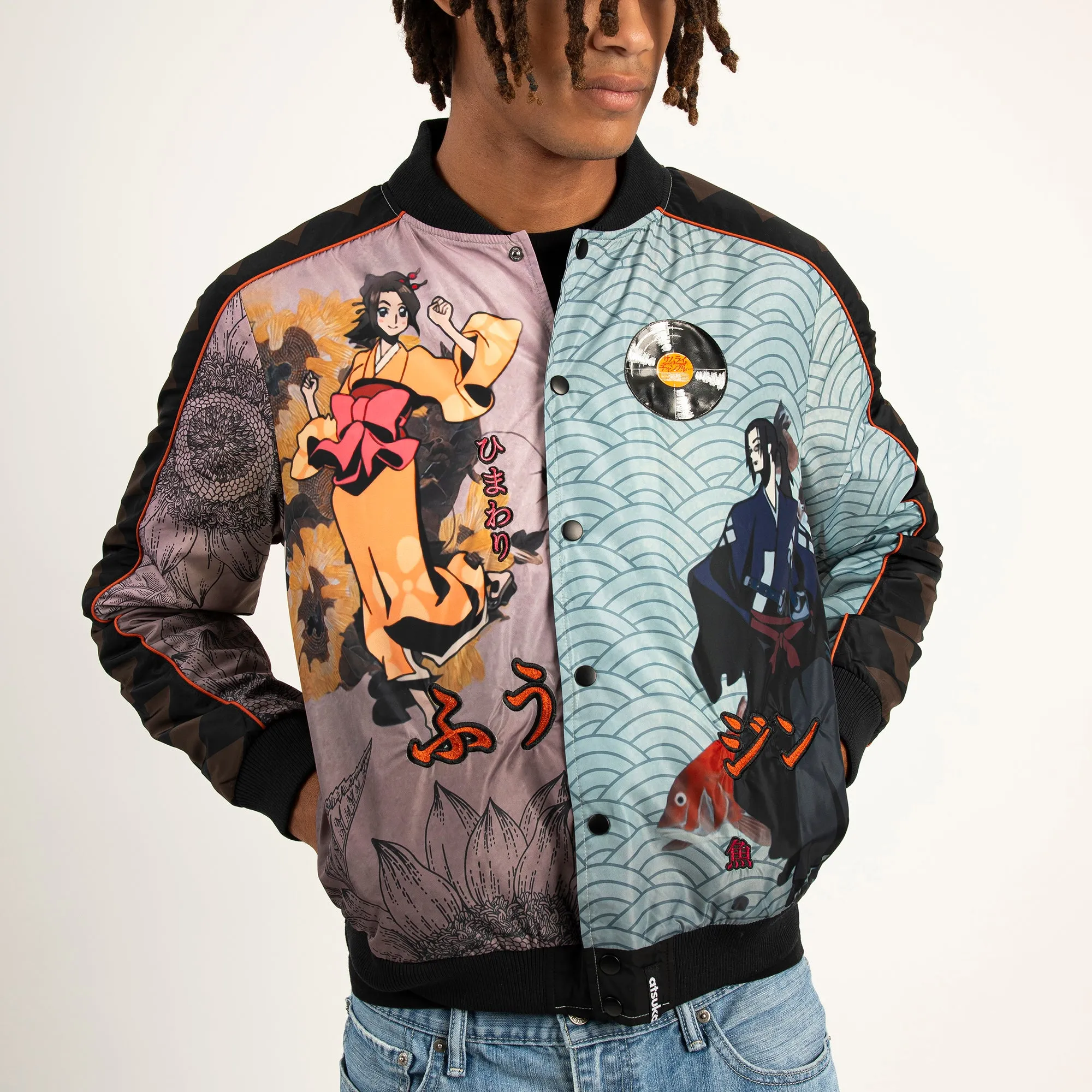 Roosters and Records Opening Bomber Jacket