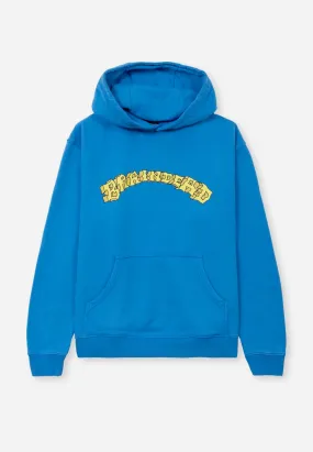 Running Fades Hoodie - china blue