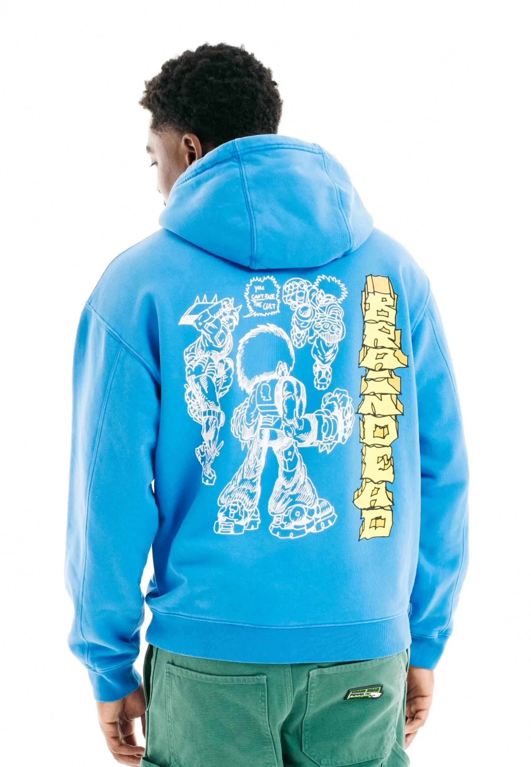 Running Fades Hoodie - china blue