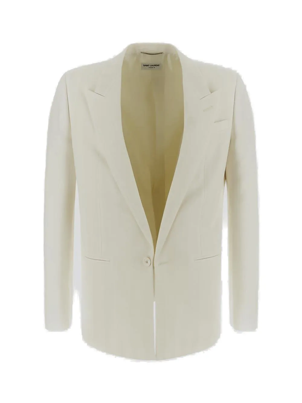 Saint Laurent Single-Breasted Long-Sleeved Blazer