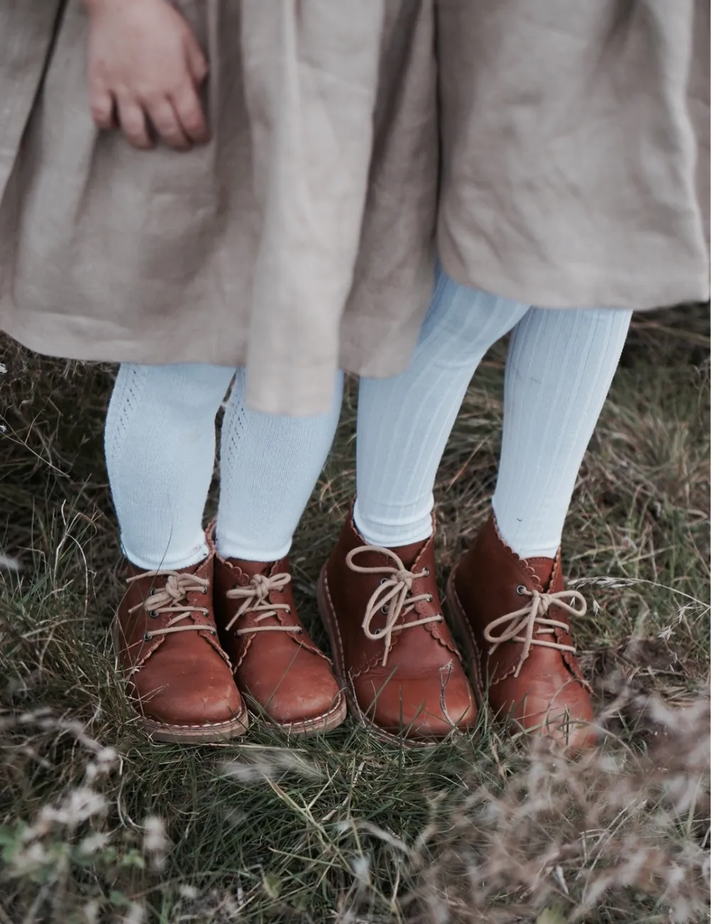 Scallop Boot - Cognac