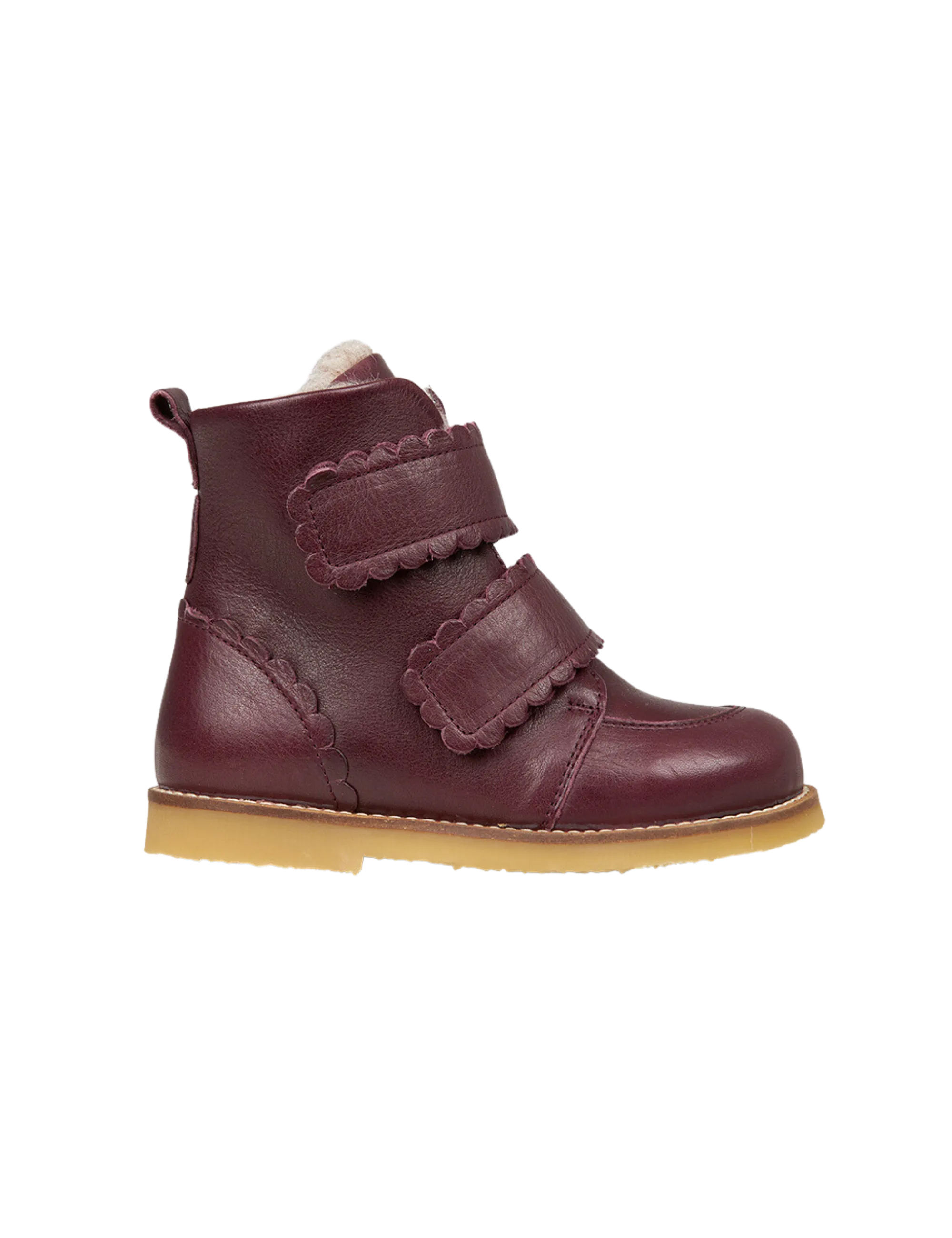 Scallop Winter Boot - Plum