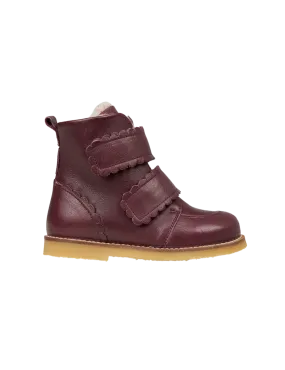 Scallop Winter Boot - Plum