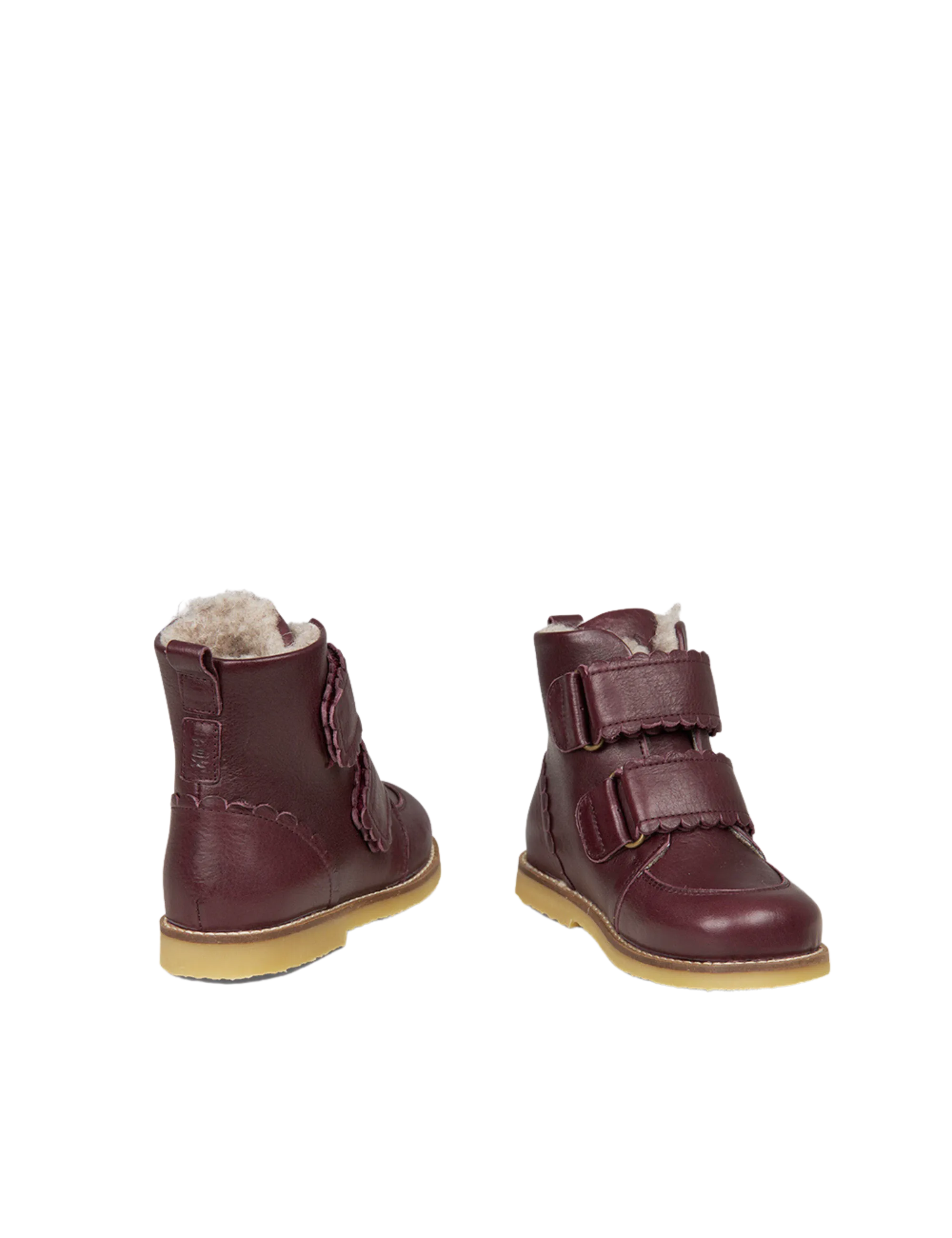 Scallop Winter Boot - Plum