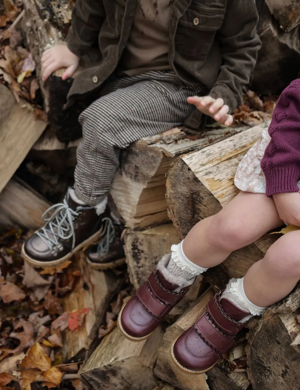 Scallop Winter Boot - Plum