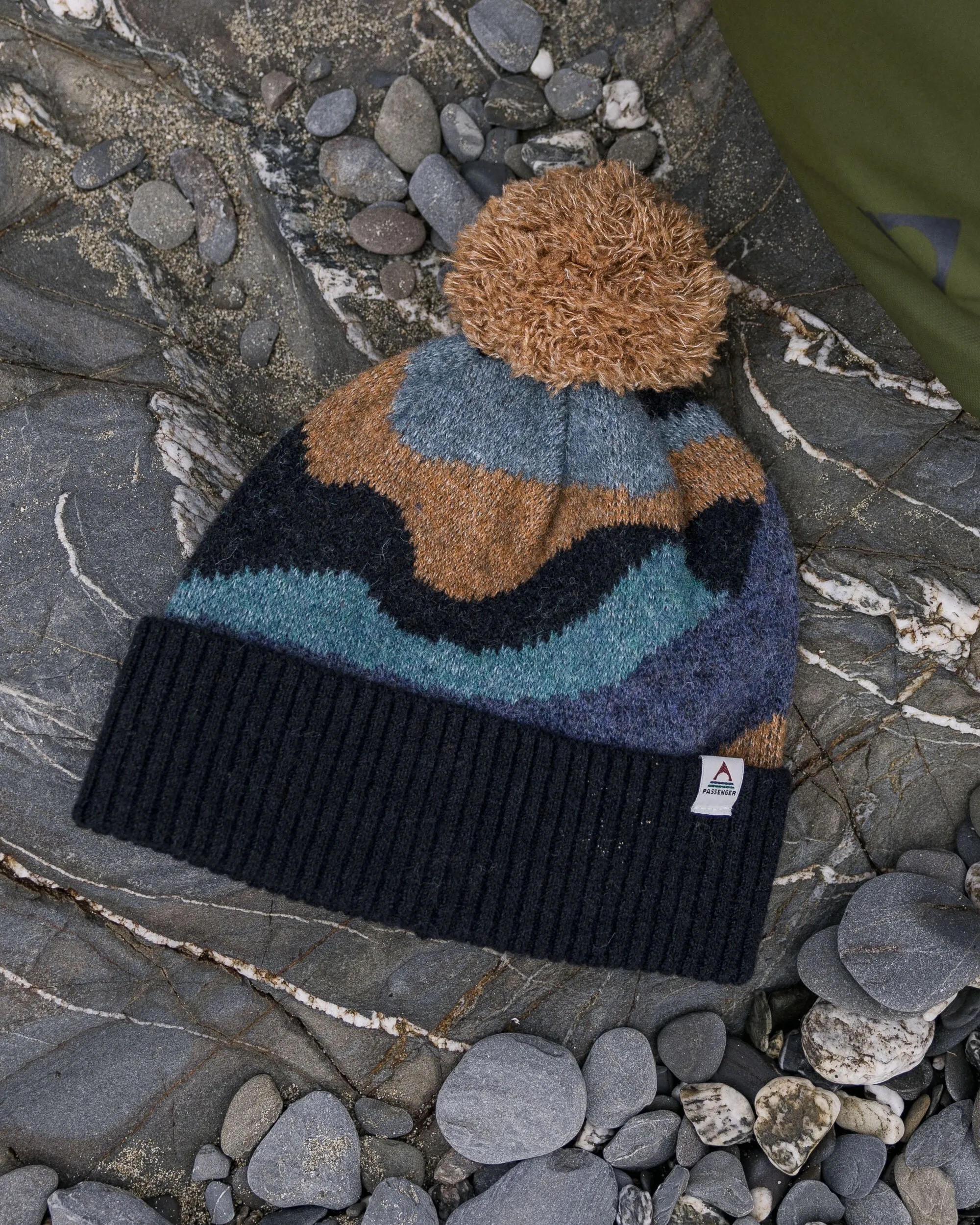 Scenic Recycled Bobble Hat - Scenic Navy