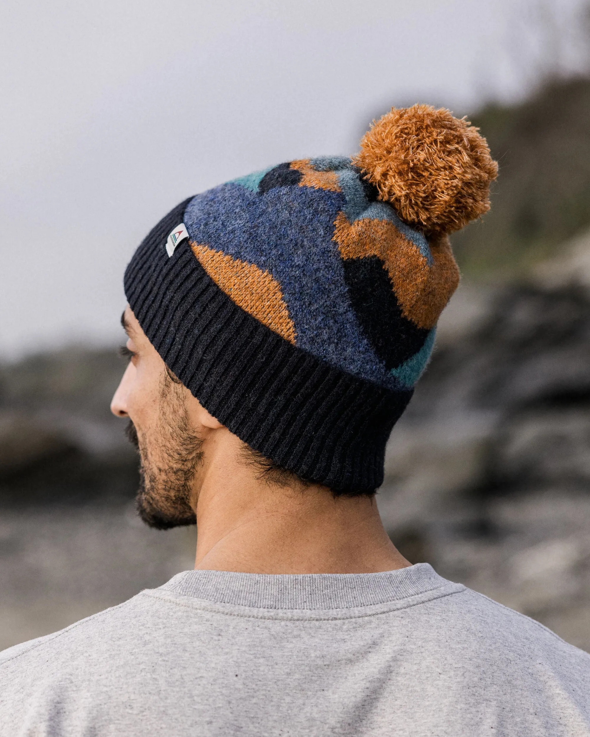 Scenic Recycled Bobble Hat - Scenic Navy