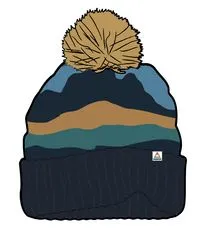 Scenic Recycled Bobble Hat - Scenic Navy