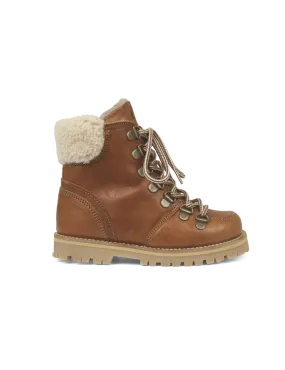 Shearling Winter Boot - Cognac