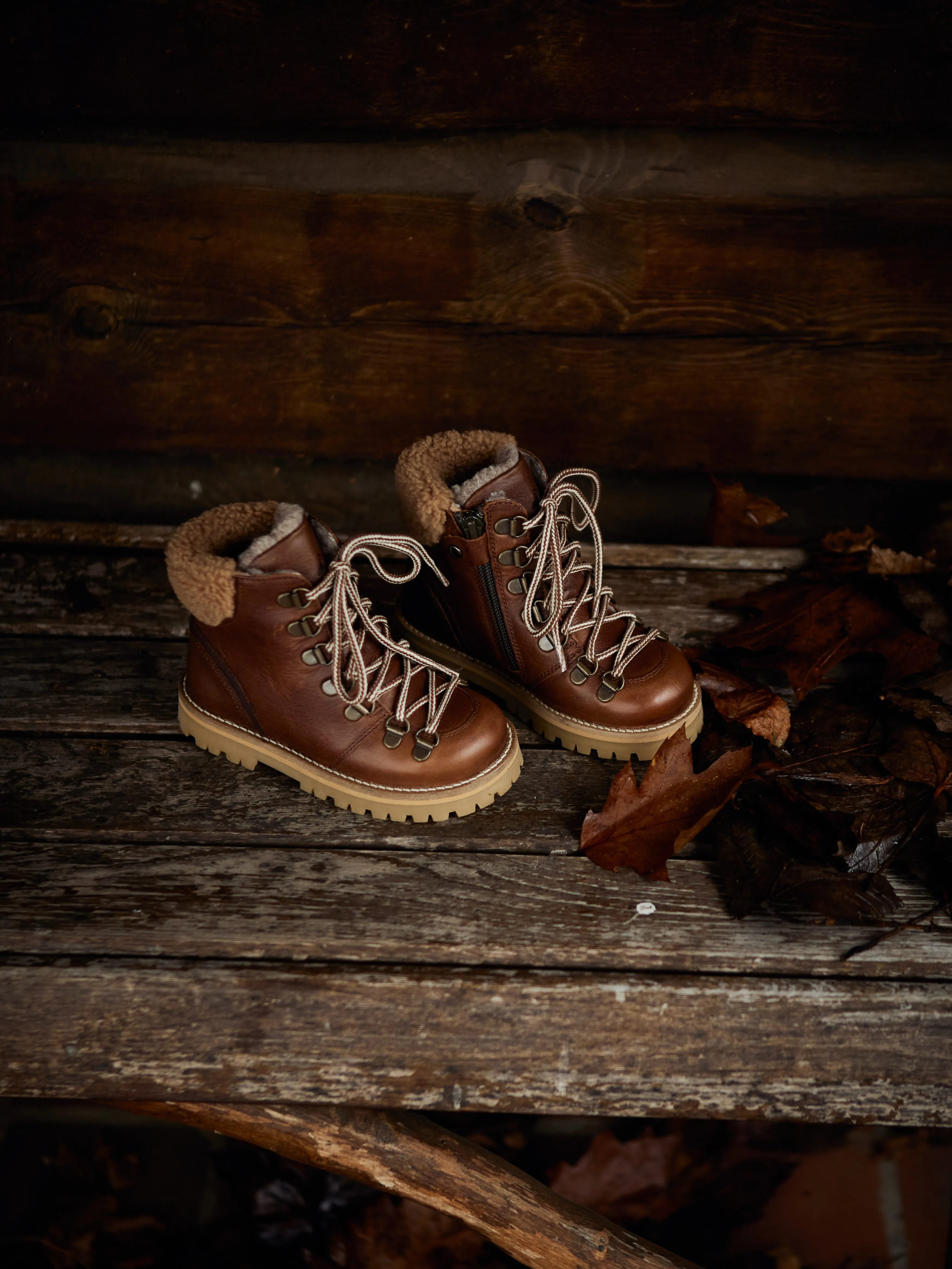 Shearling Winter Boot - Hazelnut