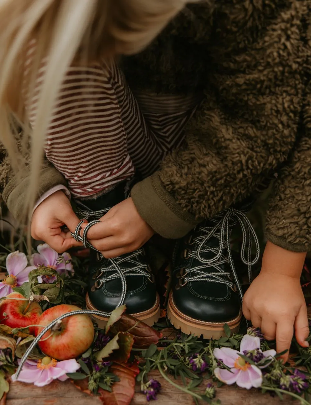 Shearling Winter Boot - Kale