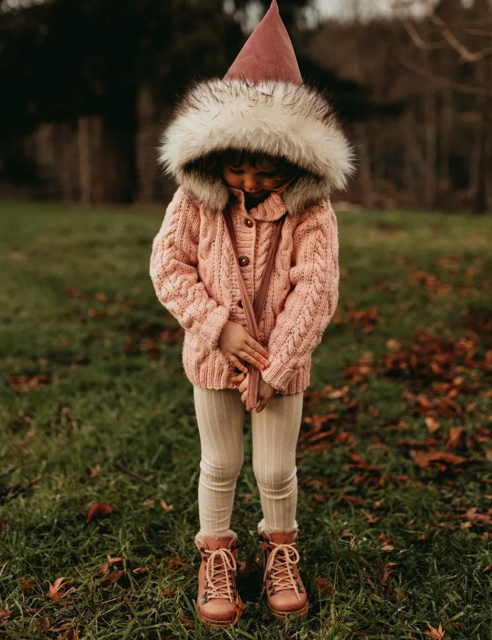 Shearling Winter Boot - Old rose