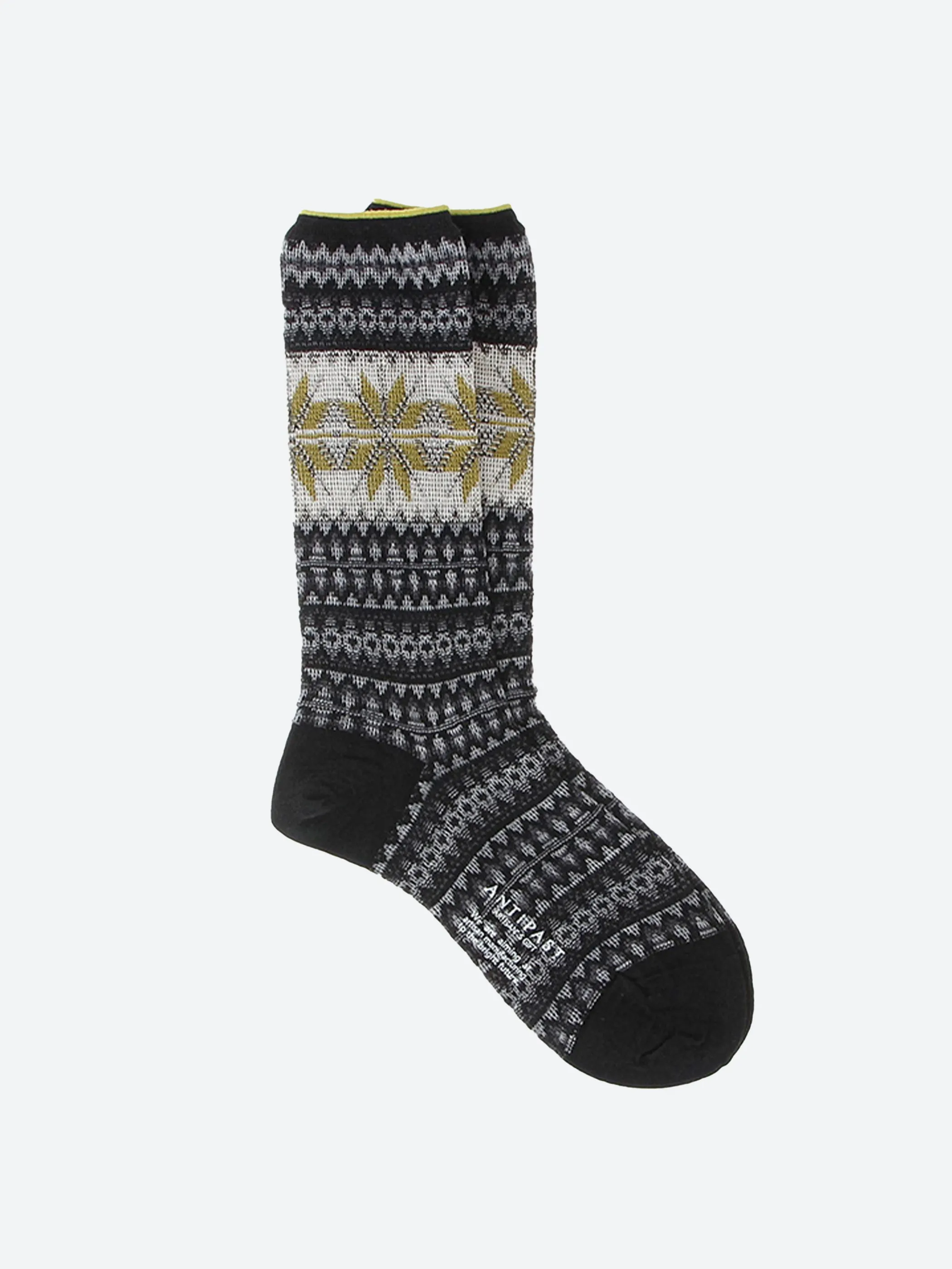 Snow Crystal Crew Sock