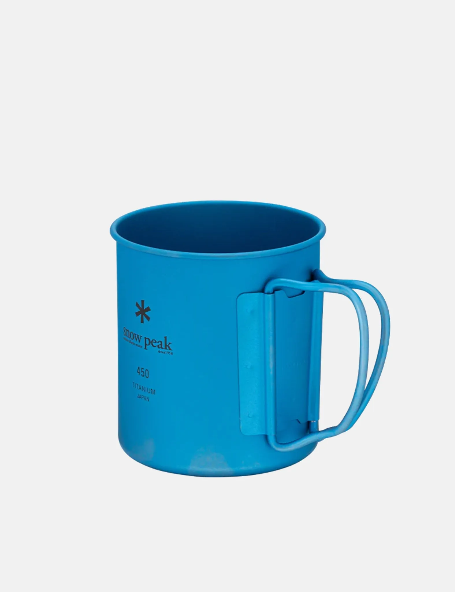 Snow Peak Titanium Single Cup (450ml) - Blue