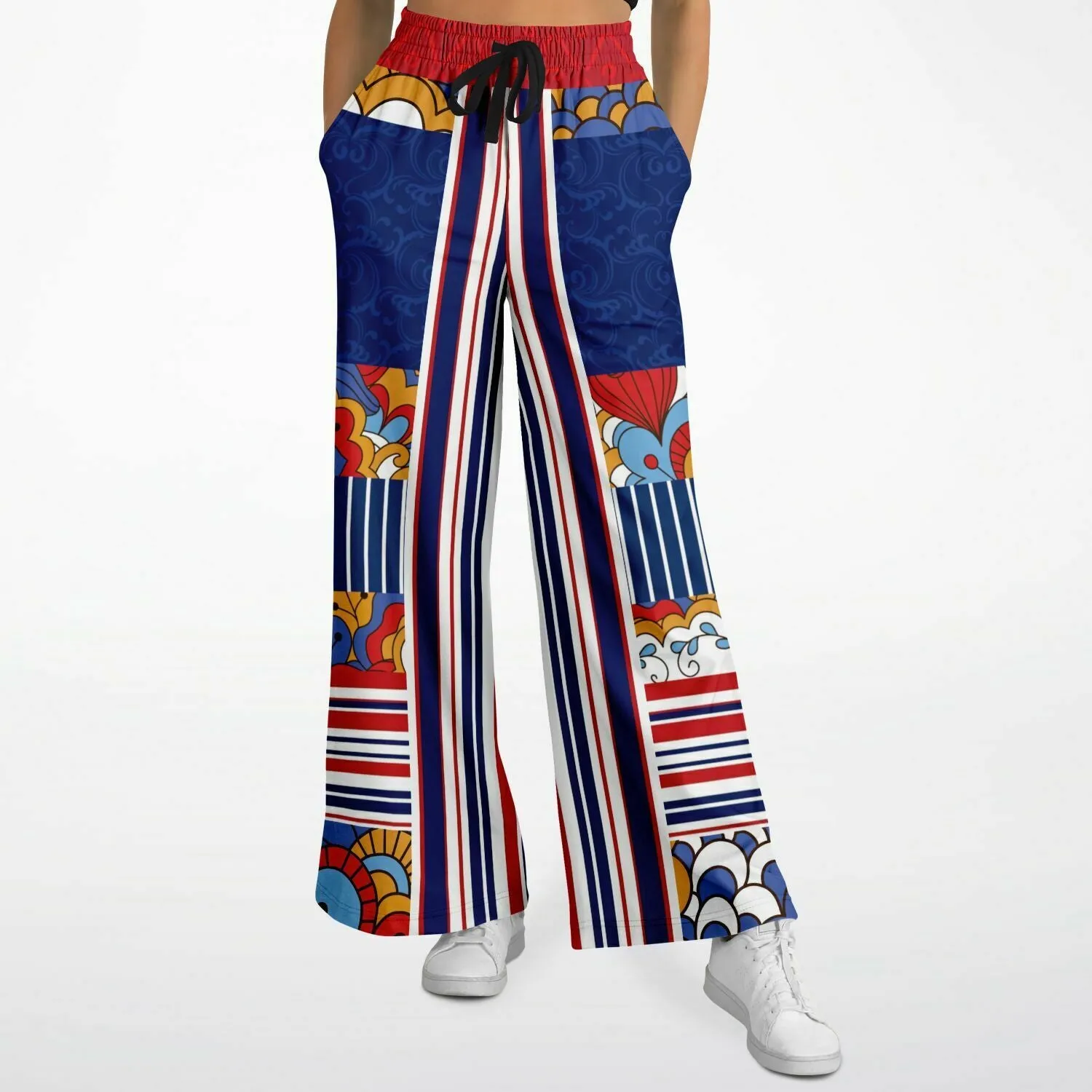 Stand and Deliver Eco-Poly Stretchy Phat Bellbottoms