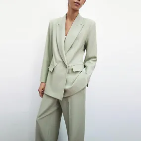 Stay Calm Women Pantsuit