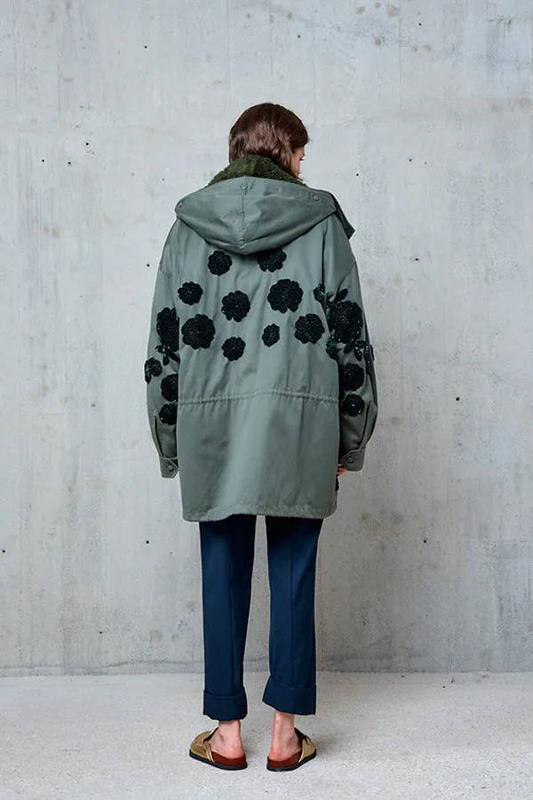 Stella Forest SELENA EMBROIDERED PARKA