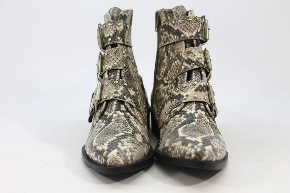 Steve New York Harmon Women's Snake Boots 7.5M(ZAP13767)