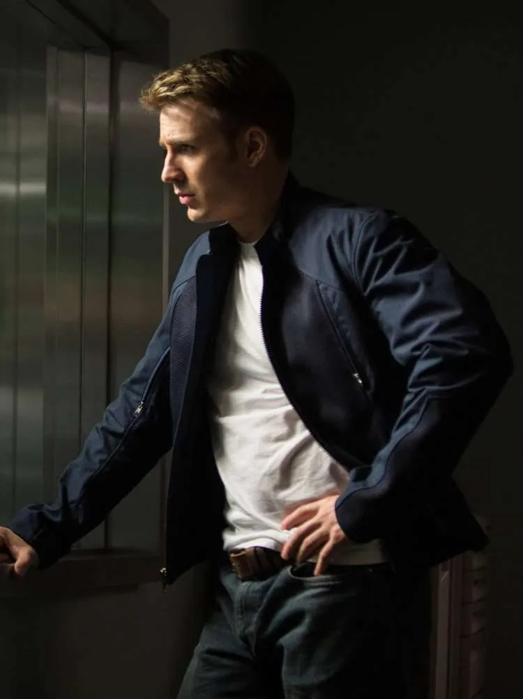 Steve Rogers Blue Jacket - New American Jackets