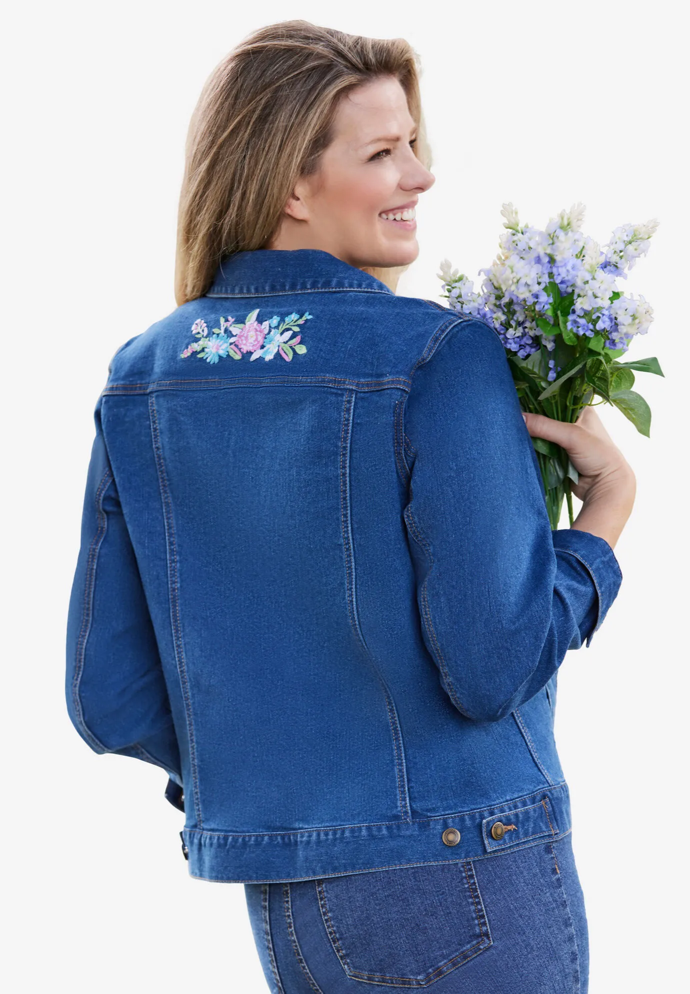 Stretch Denim Jacket