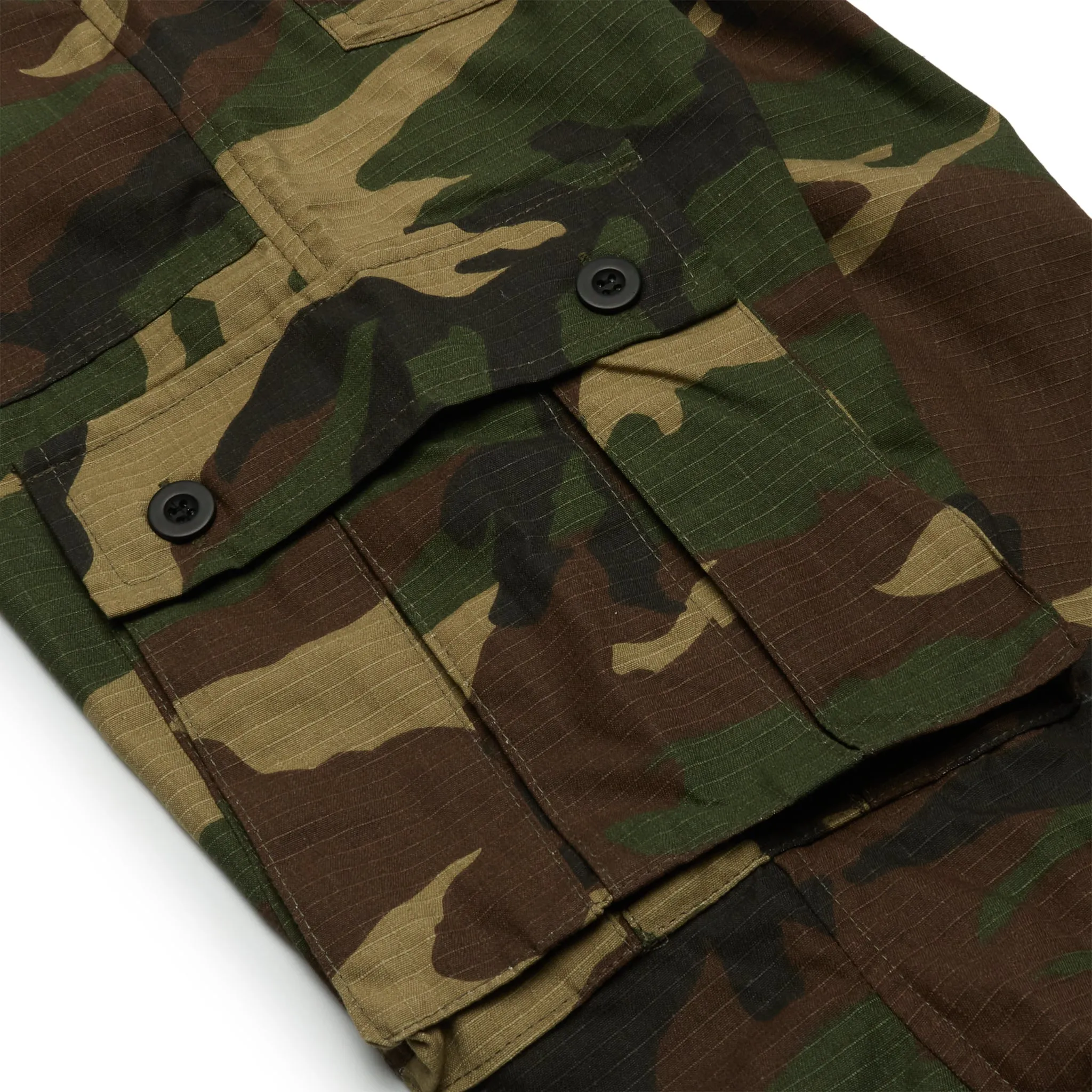 Suavo World Cargo Flare Trousers Camo