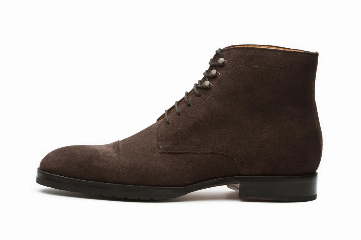 Suede Boots –Dark Grey