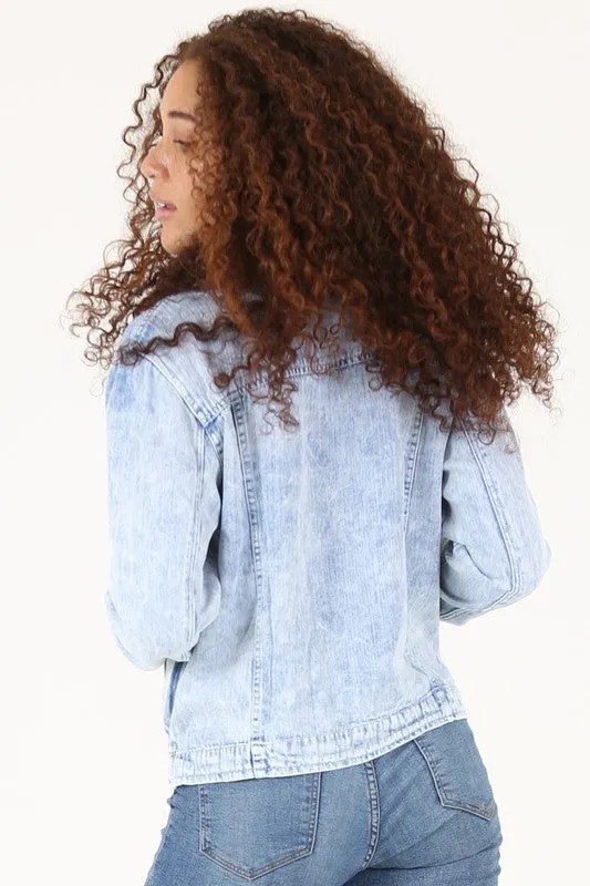 Tencel Acid Wash Denim Jacket