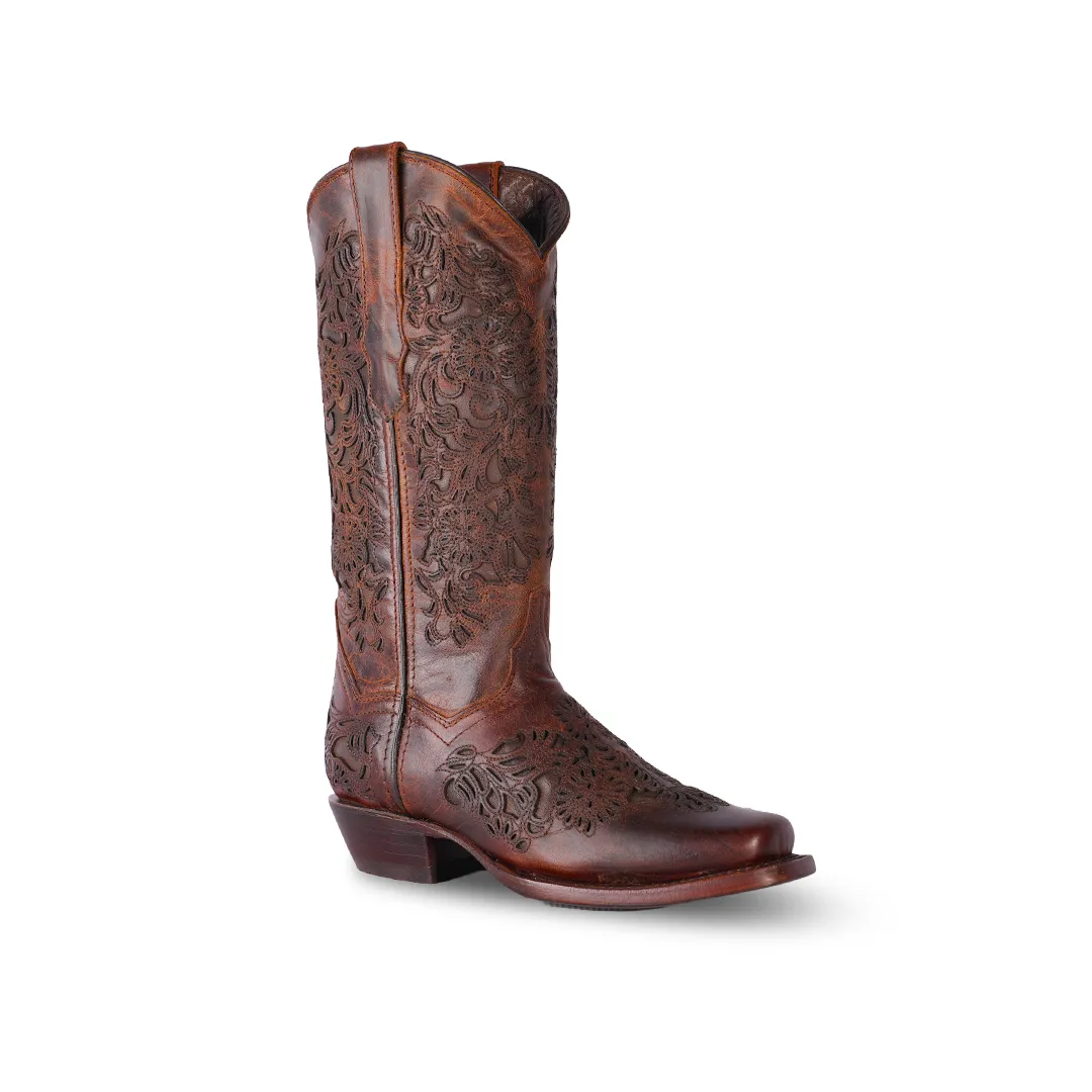 Texas Country Womens Western Boot Isabella Ladrillo E753