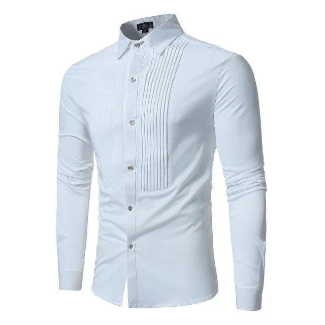 The Broadway Tuxedo Shirt For Men