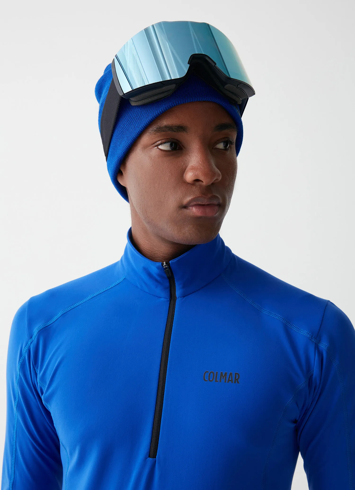 Thermal stretch ski sweater-