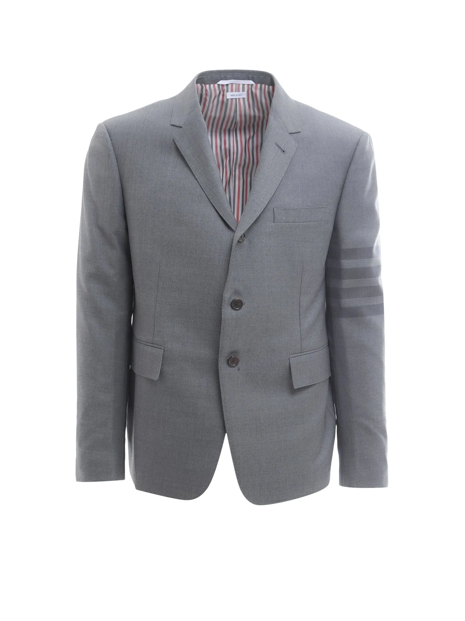 Thom Browne 4-Bar Single-Breasted Blazer