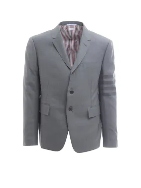 Thom Browne 4-Bar Single-Breasted Blazer