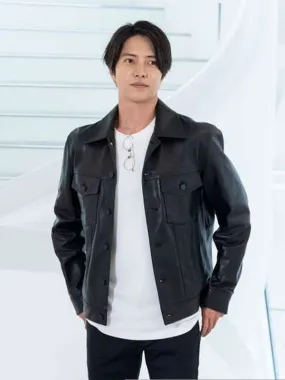 Tomohisa Yamashita Leather Jacket - New American Jackets