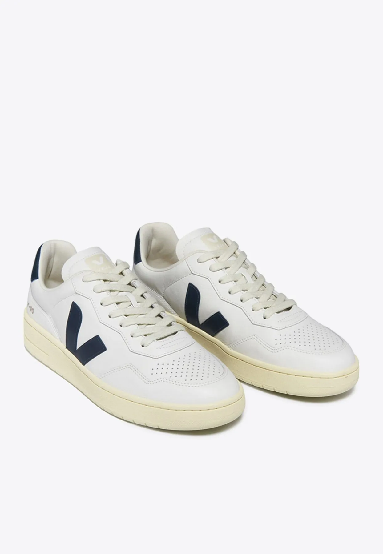 V-90 Leather Low-Top Sneakers