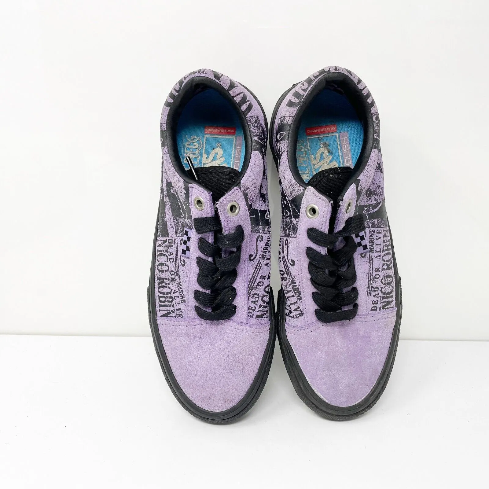 Vans Mens Off The Wall 500714 Purple Casual Shoes Sneakers Size 6