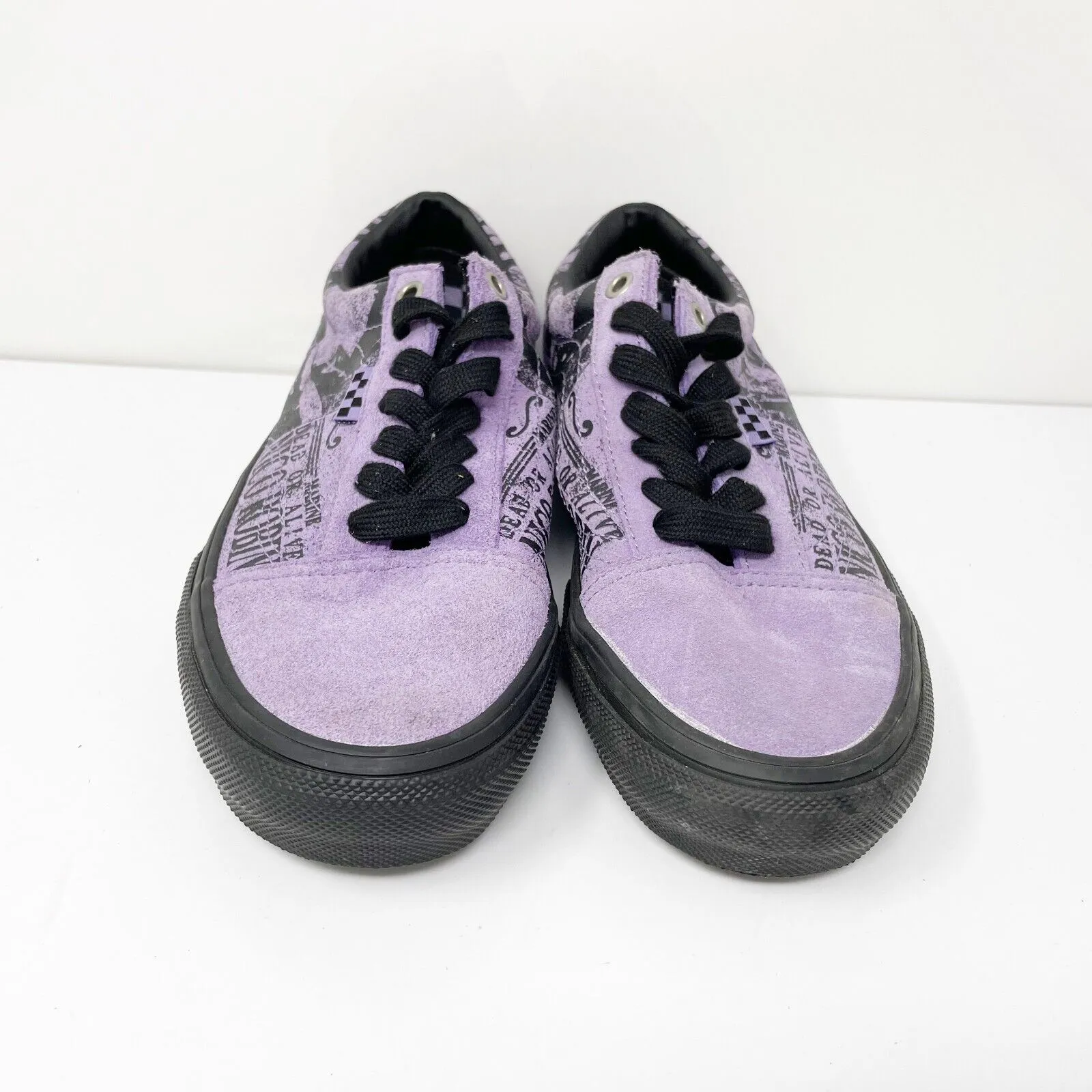 Vans Mens Off The Wall 500714 Purple Casual Shoes Sneakers Size 6