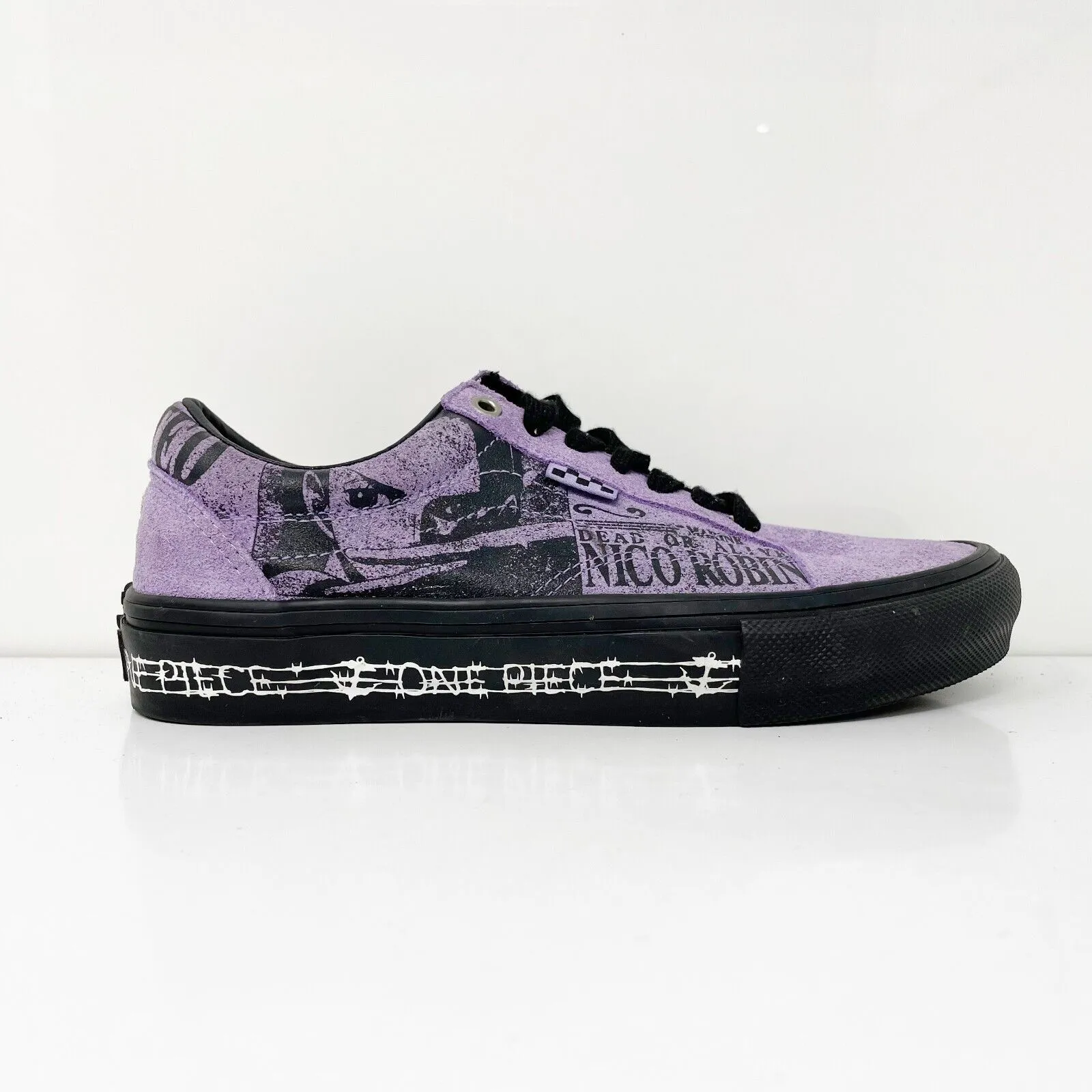 Vans Mens Off The Wall 500714 Purple Casual Shoes Sneakers Size 6