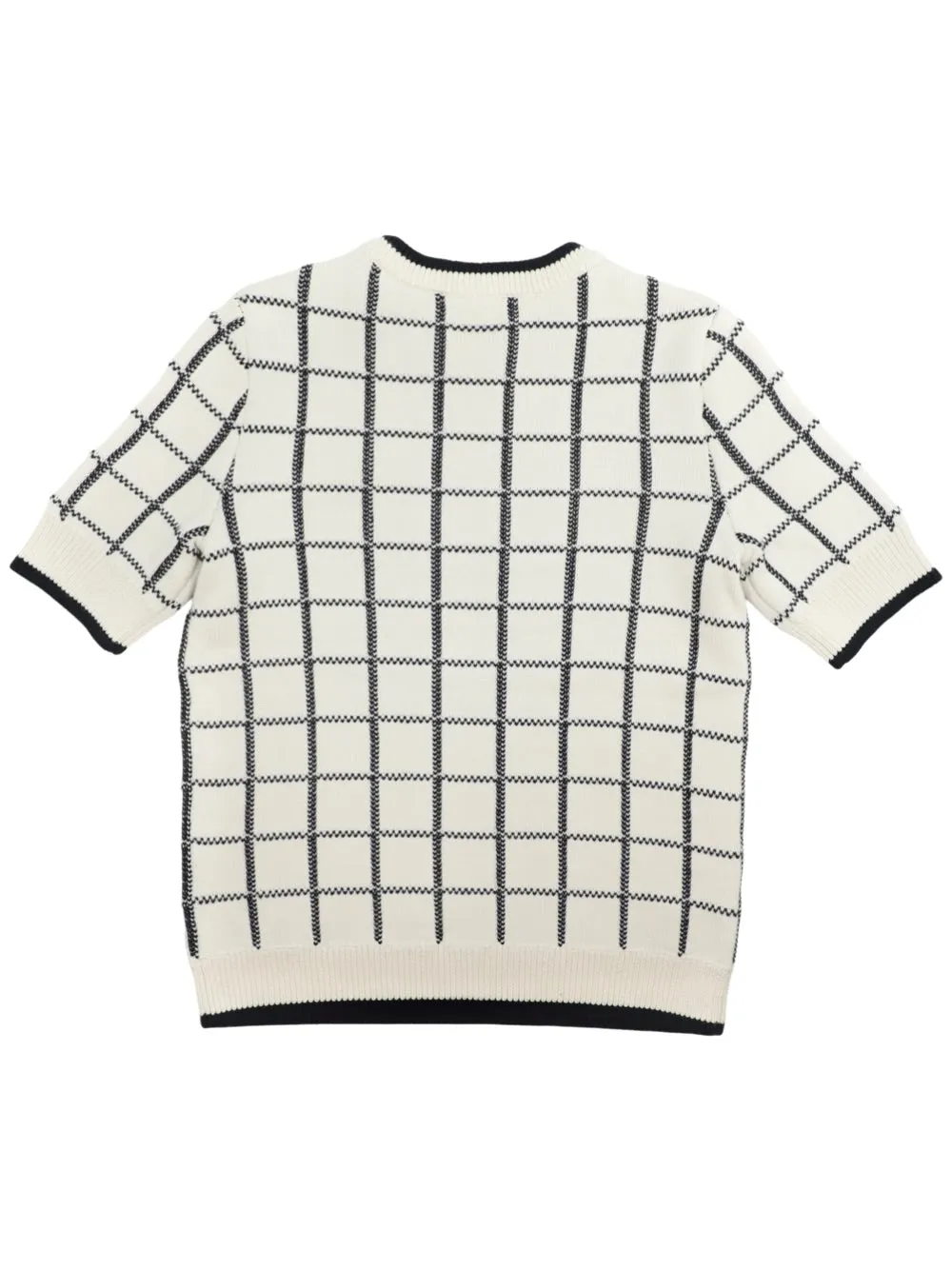 Veronica Beard Krissa Pullover Sweater in Ivory/Navy