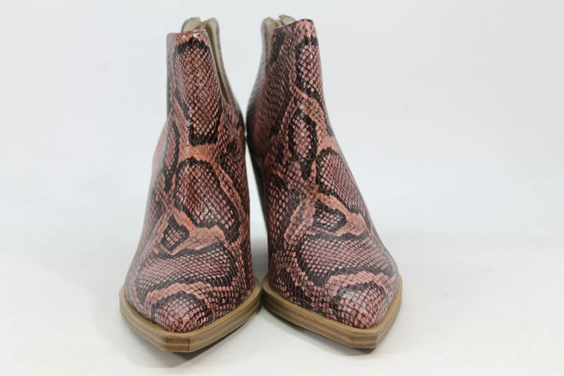 Vince Camuto Gigietta Women's Pink Snake Boots 7M(ZAP13676)