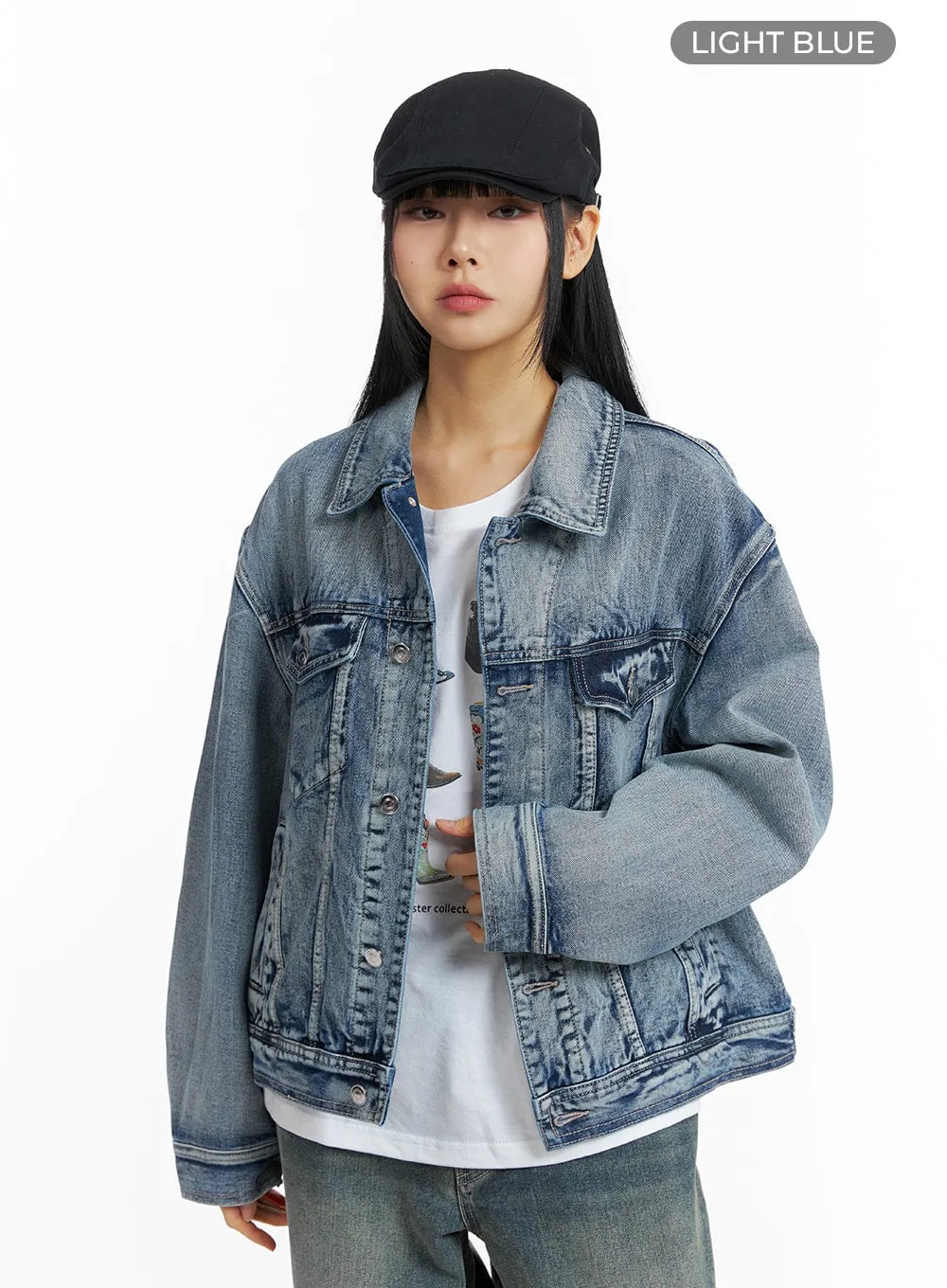 Vintage Denim Jacket (UNISEX) CM407