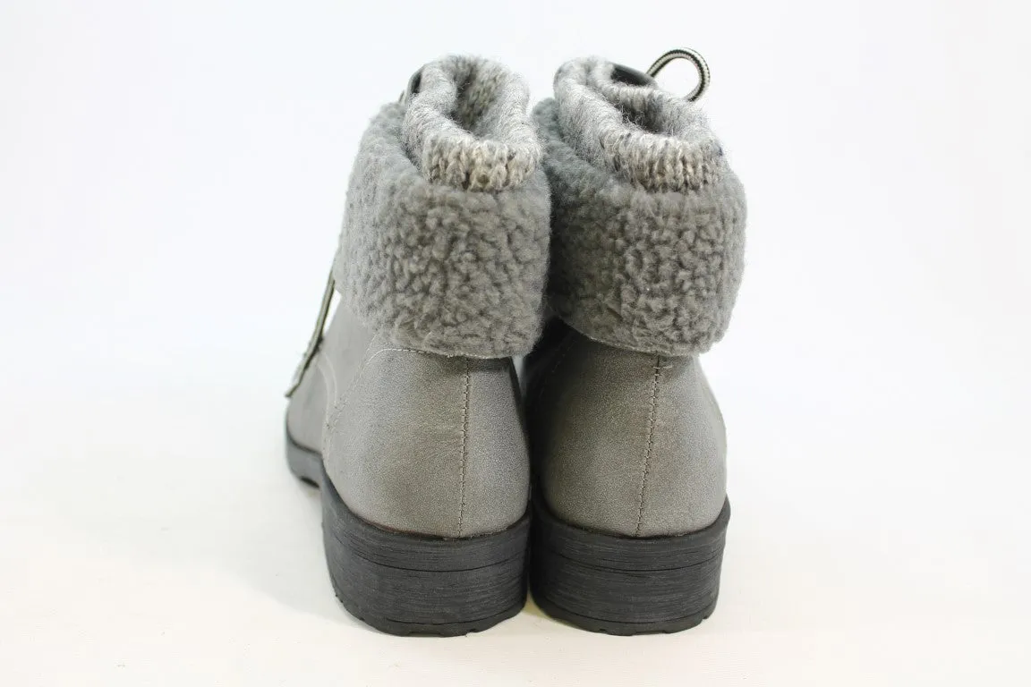 White Mountain Duena Women's Grey/Burnished/Fab/Fleece Boots 11M